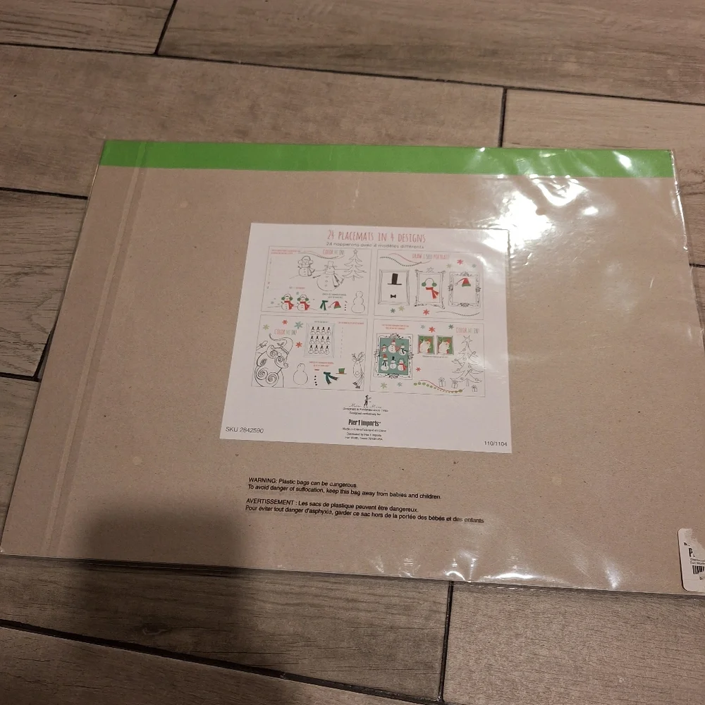 🍦Christmas Activity Placemat Kit🐯